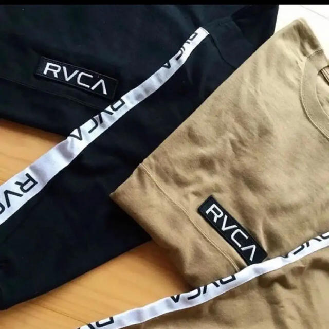 rvca テープ ロンt 新品未使用 ベージュ M