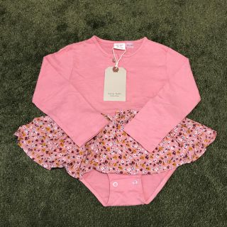 ザラキッズ(ZARA KIDS)のZARAベビー ロンパースTシャツ 【新品】(Tシャツ/カットソー)