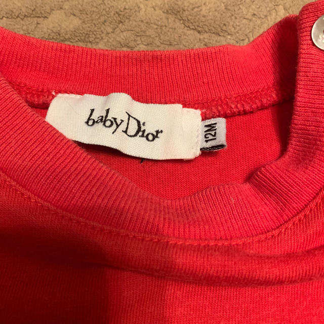 baby Dior(ベビーディオール)のbaby Dior ロゴＴ 12M キッズ/ベビー/マタニティのベビー服(~85cm)(Ｔシャツ)の商品写真