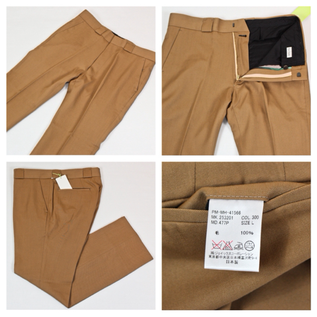 【新品未使用】ポールスミス 総柄 シャドーデザイン パンツ スラックス L
