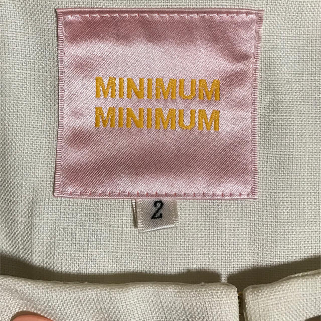 MINIMUM(ミニマム)のミニマム MINIMUM ノーカラージャケット レディースのジャケット/アウター(ノーカラージャケット)の商品写真