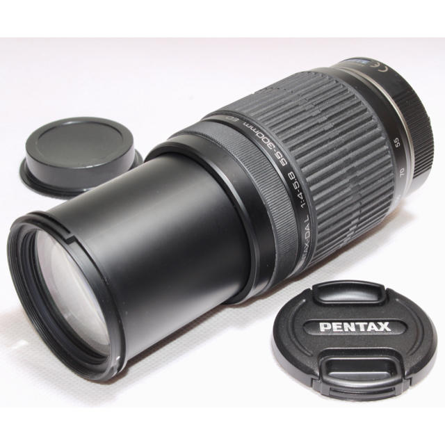 PENTAX(ペンタックス)のちゃんぬ様専用✨大迫力の望遠レンズ✨PENTAX-DAL 55-300mm ED スマホ/家電/カメラのカメラ(レンズ(ズーム))の商品写真