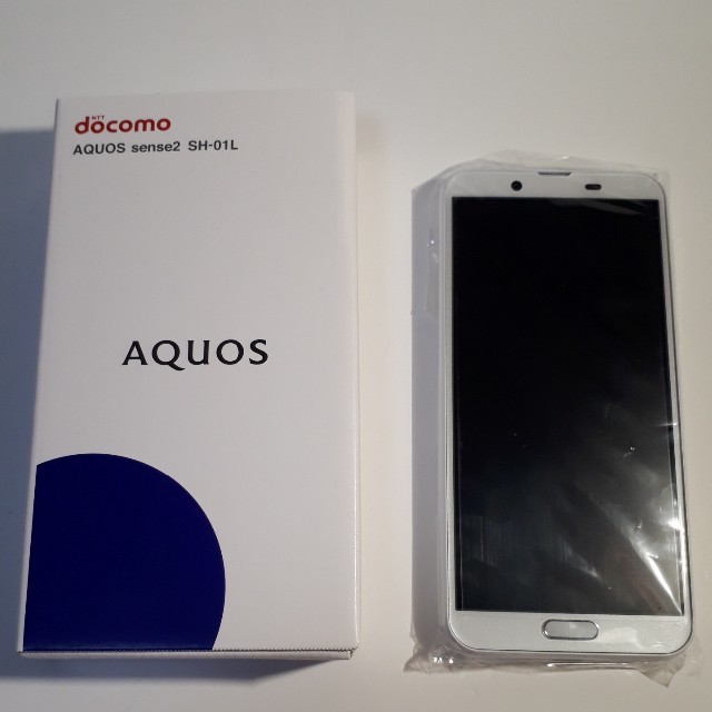 新品未使用 AQUOS sense2 SH-01L ホワイト simロック解除済