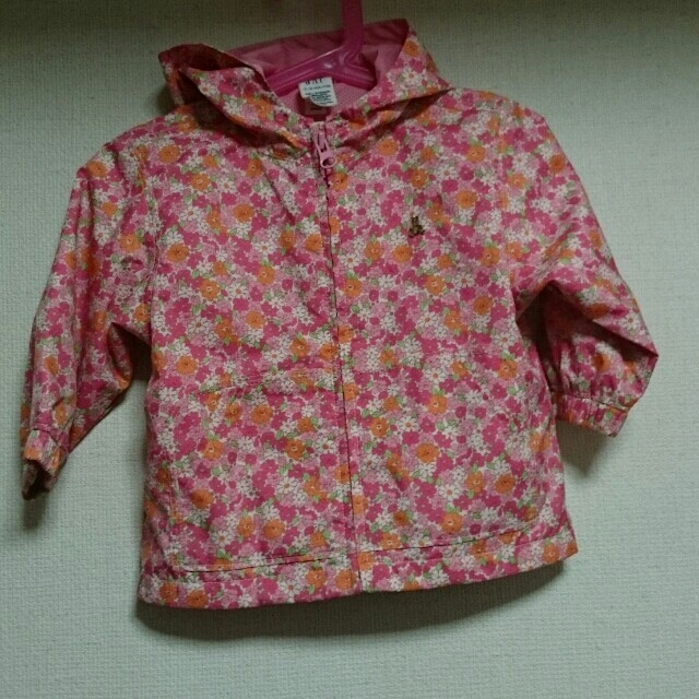 babyGAP(ベビーギャップ)のGAP 薄手の花柄ジャンパー キッズ/ベビー/マタニティのキッズ服女の子用(90cm~)(その他)の商品写真