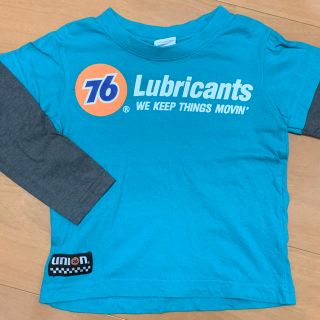 セブンティーシックスルブリカンツ(76 Lubricants)の76 lubricants レイヤード風カットソー 子供服 110(Tシャツ/カットソー)