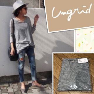 アングリッド(Ungrid)の新品 VネックチュニックL/S Tee todayful ザラ キャナルジーン(Tシャツ(長袖/七分))