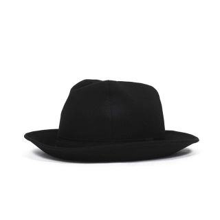 ヨウジヤマモト(Yohji Yamamoto)の【値下げ】Yohji Yamamoto 18aw シワギャバフェドラハット(ハット)