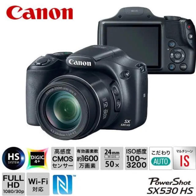 Canon キヤノン デジタルカメラ SX530HS 豪華8点セット