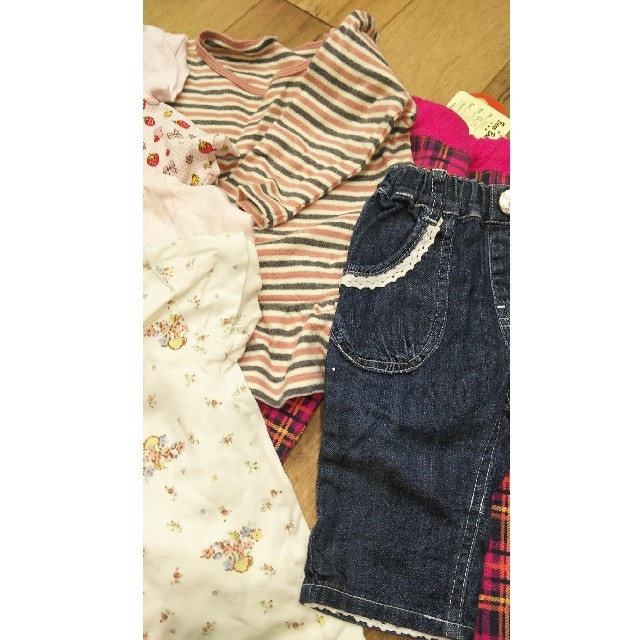 80サイズ　女の子セット キッズ/ベビー/マタニティのキッズ服女の子用(90cm~)(パンツ/スパッツ)の商品写真