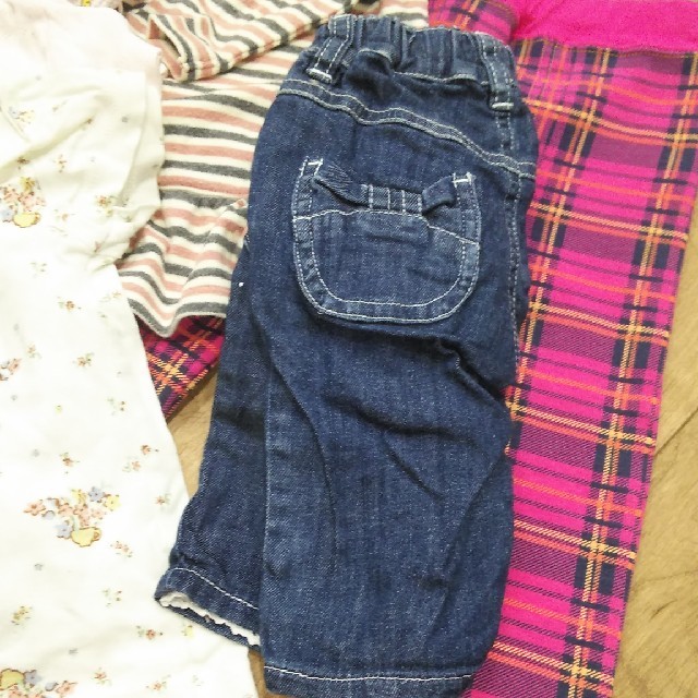 80サイズ　女の子セット キッズ/ベビー/マタニティのキッズ服女の子用(90cm~)(パンツ/スパッツ)の商品写真