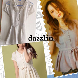 ダズリン(dazzlin)のdazzlin☆刺繍トップス(シャツ/ブラウス(半袖/袖なし))