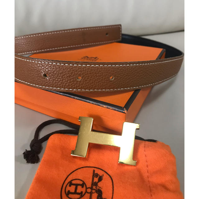 ✨HERMES ✨リバーシブルHベルト-
