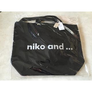 ニコアンド(niko and...)のニコロゴ ★トートバッグ 2way 黒 ★ニコアンド niko and…(トートバッグ)