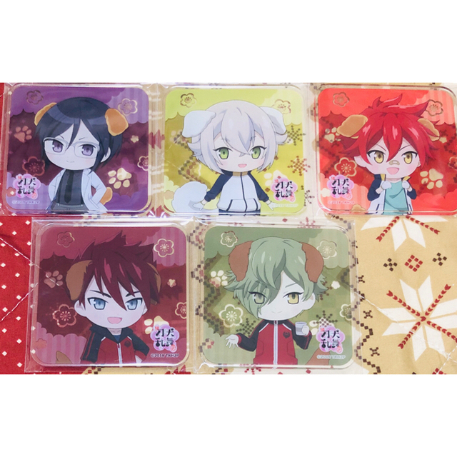 刀剣乱舞 刀犬 アクリルコースター 薬研 鶯丸 大包平 蛍丸 愛染 エンタメ/ホビーのアニメグッズ(その他)の商品写真