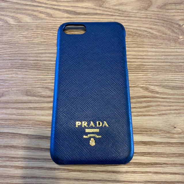 PRADA - 【良品】PRADA スマホケース iPhone 6s プラダ ブルー ネイビーの通販 by T & E｜プラダならラクマ