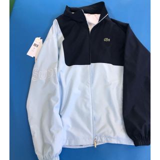 シュプリーム(Supreme)のSUPREME × LACOSTE Track Jacket LightBlue(ナイロンジャケット)