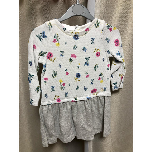 PETIT BATEAU(プチバトー)のプチバトー ワンピース 新品 未使用 キッズ/ベビー/マタニティのベビー服(~85cm)(ワンピース)の商品写真