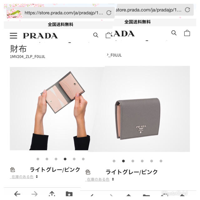 PRADA(プラダ)の新品未使用 PRADA SAFFIANOサフィアーノ マルチ レディースのファッション小物(財布)の商品写真