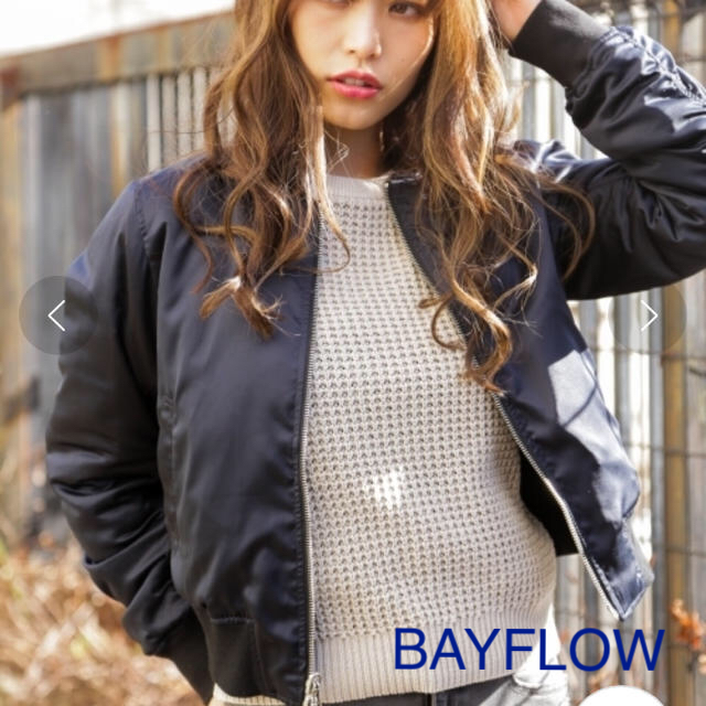 BAYFLOW(ベイフロー)のBAYFLOW リバーシブルMA－１ブルゾン ベイフロー レディースのジャケット/アウター(ブルゾン)の商品写真