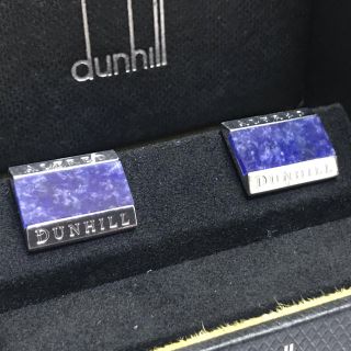 ダンヒル(Dunhill)のダンヒル ラピスラズリ 925 カフリンクス カフス ①(カフリンクス)