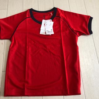 ユニクロ(UNIQLO)のユニクロ ドライEX VネックT 110 新品(Tシャツ/カットソー)