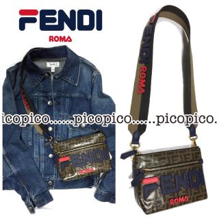 フェンディ(FENDI)の今季 新品 FENDI FILA フェンディ フィラ バッグ ストラップ 正規品(ショルダーバッグ)