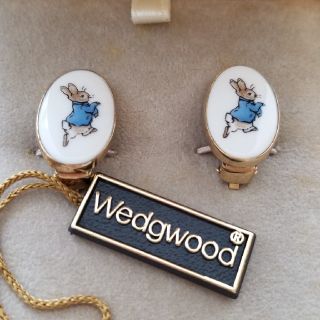 ウェッジウッド(WEDGWOOD)のwedgwood ピーターパン　イヤリング(イヤリング)