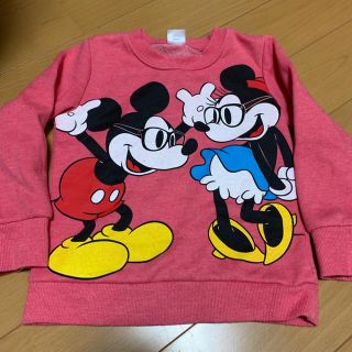 ミッキー ミニー トレーナー 100(Tシャツ/カットソー)