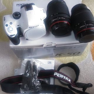 ペンタックス(PENTAX)のjuxlean 様専用　PENTAX k-50  ホワイト(デジタル一眼)