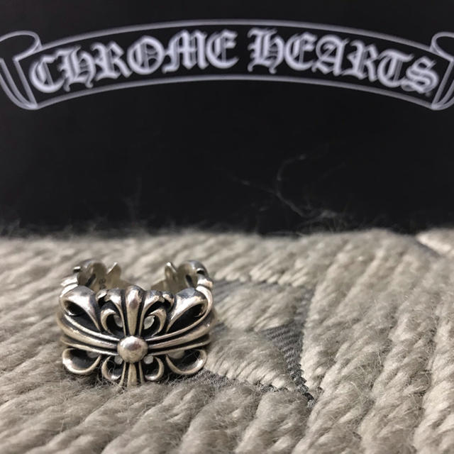 ダブルフローラルリング 21号正規品CHROMEHEARTS