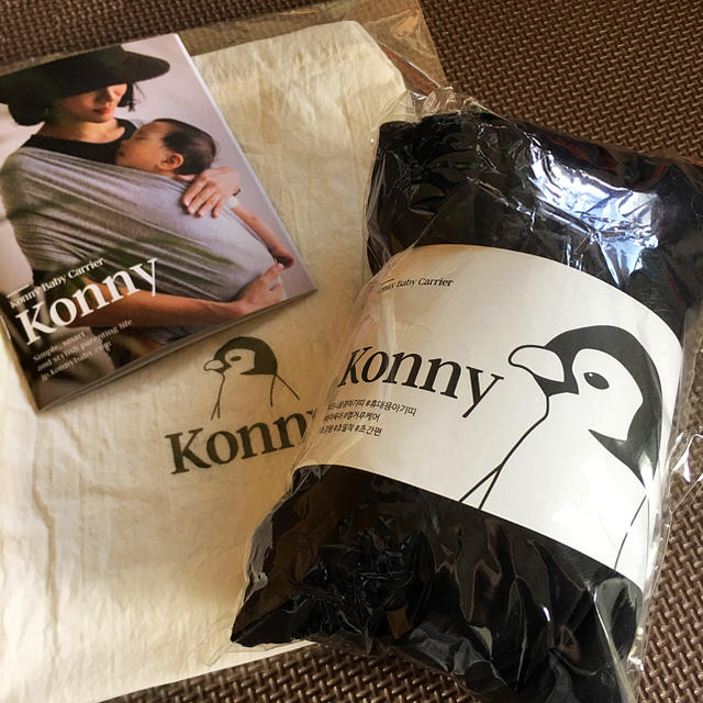 【値下げ】コニー konnny 抱っこ紐 ブラック XS