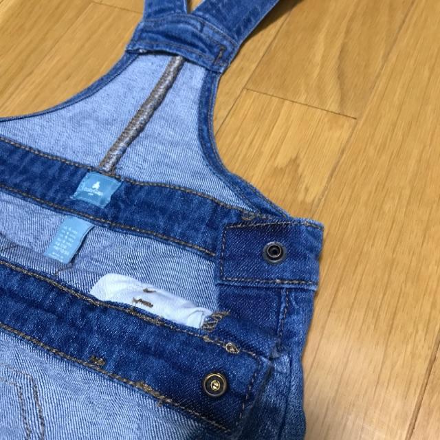 GAP Kids(ギャップキッズ)のGap デニムジャンパースカート 110 キッズ/ベビー/マタニティのキッズ服女の子用(90cm~)(スカート)の商品写真