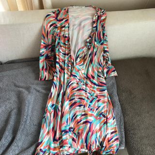 ダイアンフォンファステンバーグ(DIANE von FURSTENBERG)のサイズ2 DVF/ダイアン  ラップワンピース(ひざ丈ワンピース)