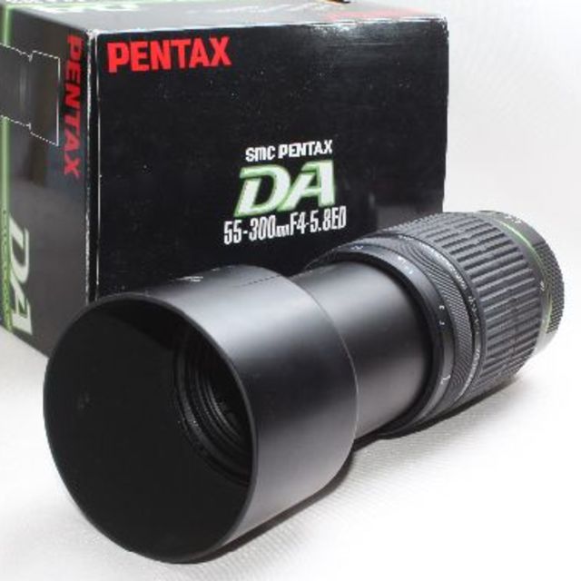 激安超安値 PENTAX 超望遠レンズ❤️ 55-300mm ❤️元箱付き❤️PENTAX-DA - デジタル一眼