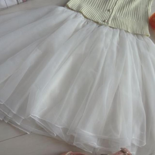 NICE CLAUP(ナイスクラップ)のNICE CLAUP♡チュールスカート レディースのスカート(ミニスカート)の商品写真