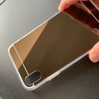 iPhone XR ミラーケース ブラック(iPhoneケース)