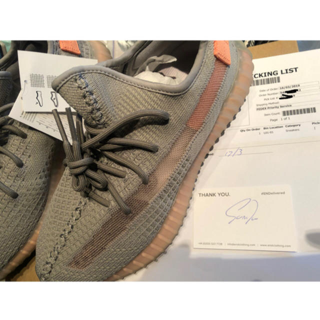 【購入明細開示】YEEZY BOOST 350 V2 TRUE FORM