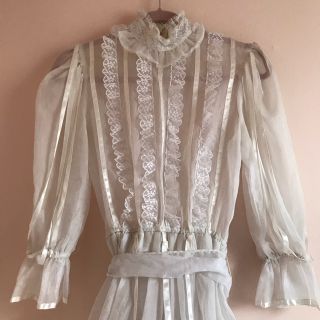 ガニーサックス(GUNNE SAX)のGUNNE SAX sheer weding dress(ロングワンピース/マキシワンピース)