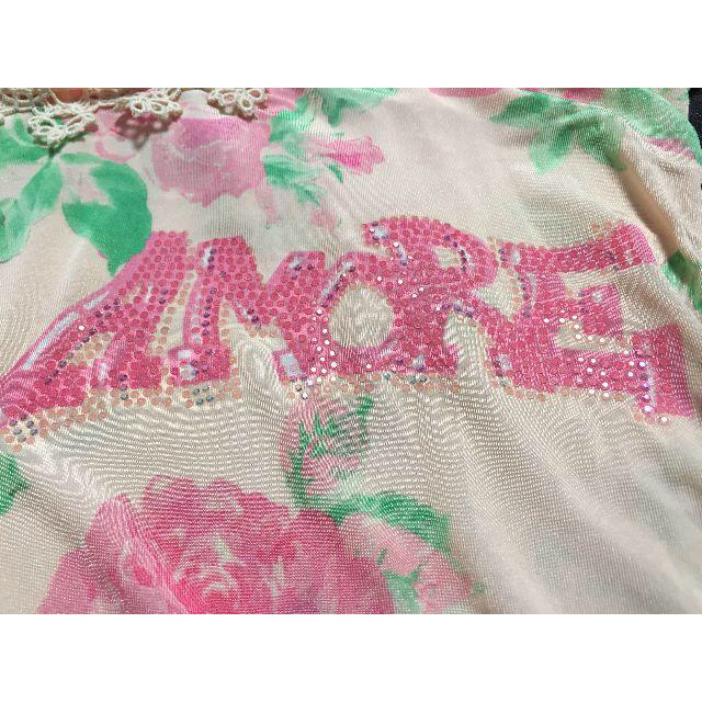 Blumarine - ブルマリン AMORE 薔薇柄 トップス カットソーの通販 by