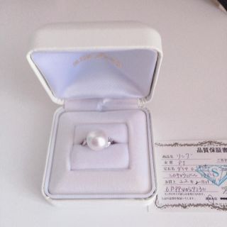 ミキモト(MIKIMOTO)の超美品❣️白蝶貝パールリング(リング(指輪))