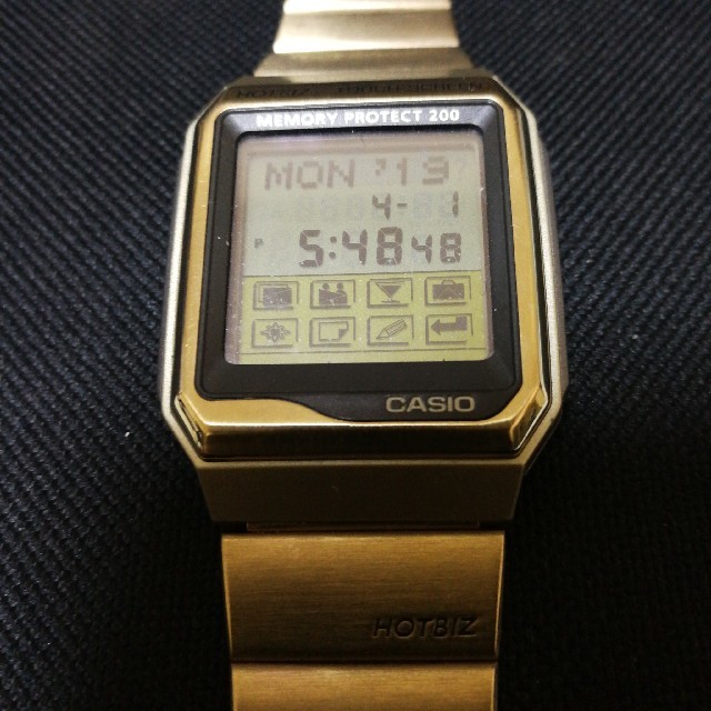 CASIO - CASIO HOTBIZ タッチスクリーン ゴールドの通販 by 花's CASIO - CASIO HOTBIZ タッチスクリーン ゴールドの通販 by 花's