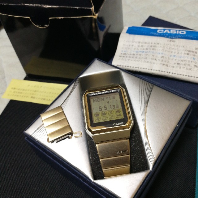 CASIO - CASIO HOTBIZ タッチスクリーン ゴールドの通販 by 花's shop