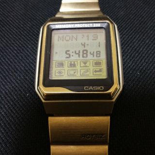 CASIO - CASIO HOTBIZ タッチスクリーン ゴールドの通販 by 花's shop