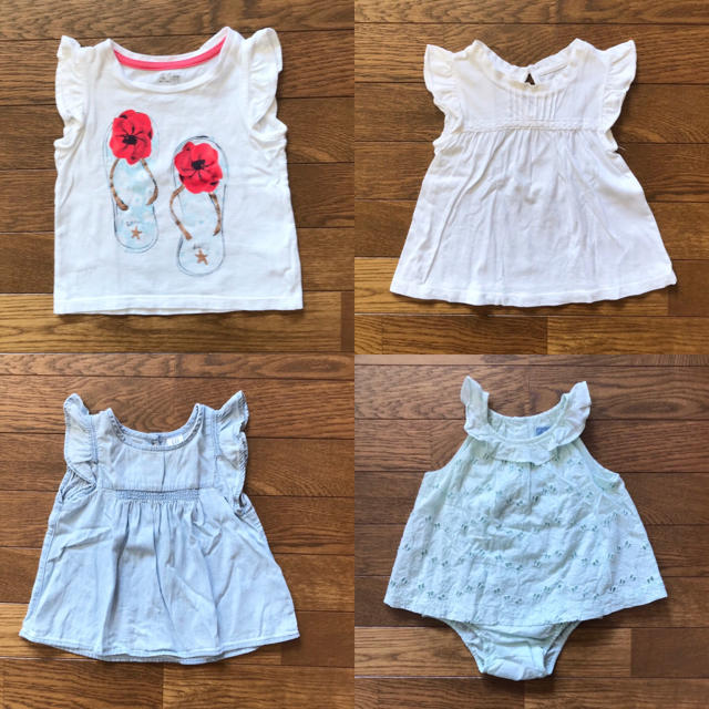 babyGAP(ベビーギャップ)のみそち様 専用 baby gap トップス80㎝ キッズ/ベビー/マタニティのベビー服(~85cm)(タンクトップ/キャミソール)の商品写真