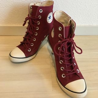 コンバース(CONVERSE)のCONVERSE ヒールスニーカー 24.5cm(スニーカー)