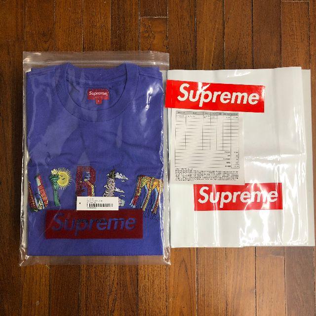 Supreme(シュプリーム)のSupreme City Arc Tee Purple L 19SS Tシャツ メンズのトップス(Tシャツ/カットソー(半袖/袖なし))の商品写真