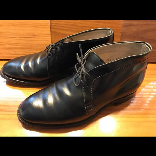 Alden(オールデン)のAlden オールデン #13377 チャッカーブーツ コードバン ブラック メンズの靴/シューズ(ドレス/ビジネス)の商品写真