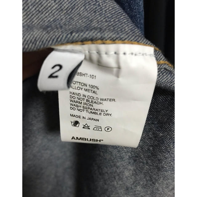 AMBUSH(アンブッシュ)のambush アンブッシュ デニムジャケット メンズのジャケット/アウター(Gジャン/デニムジャケット)の商品写真
