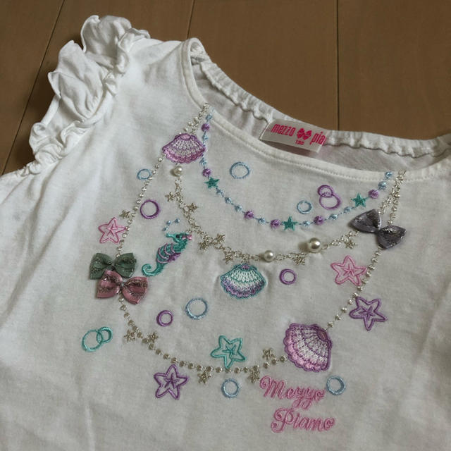 mezzo piano(メゾピアノ)のメゾピアノ 130♡ キッズ/ベビー/マタニティのキッズ服女の子用(90cm~)(Tシャツ/カットソー)の商品写真