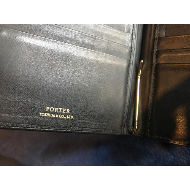 PORTER(ポーター)のPORTER 財布 マネークリップ黒 メンズのファッション小物(マネークリップ)の商品写真